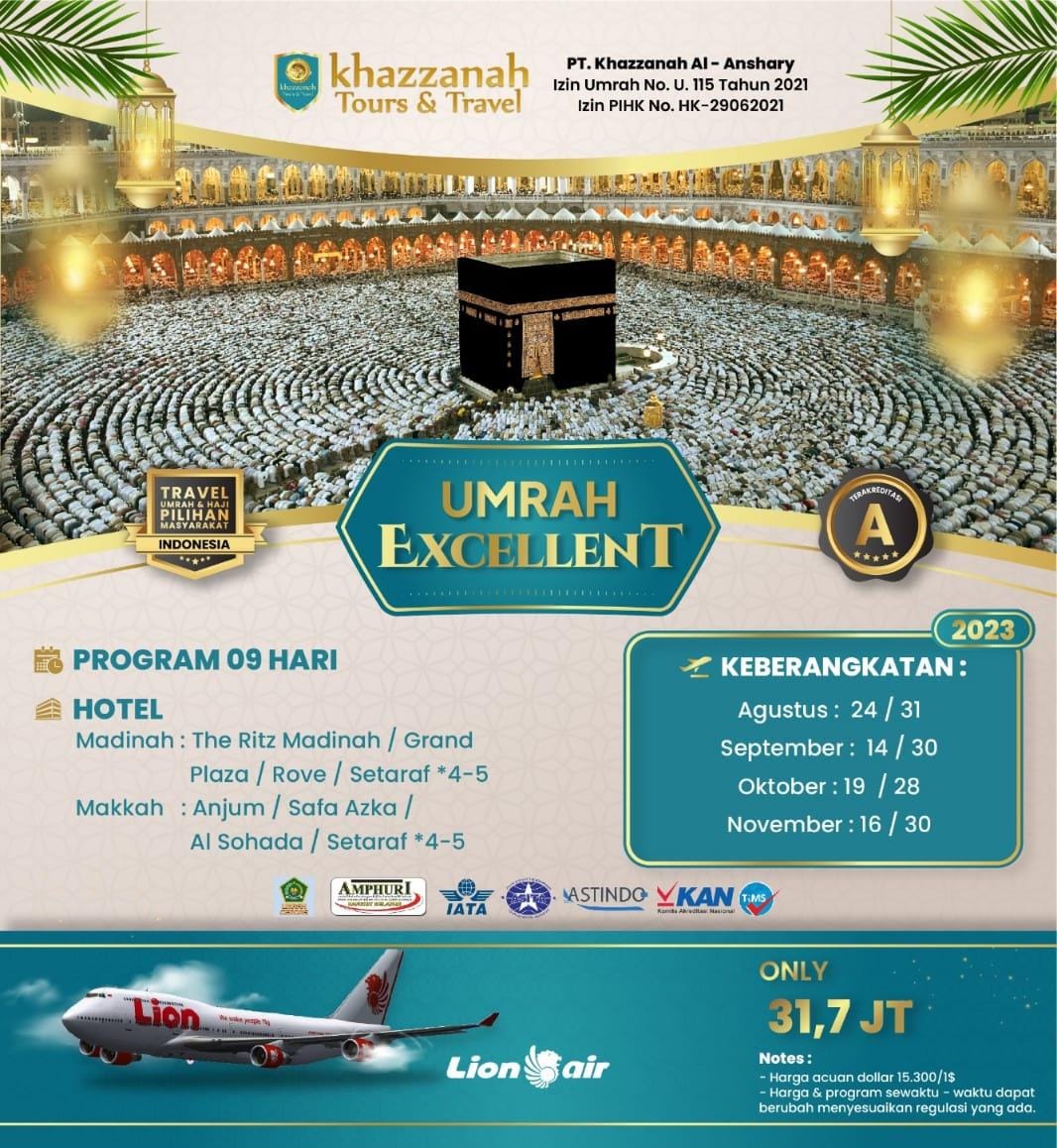 Promo Paket Umroh Ramadhan 2028  Cimahi